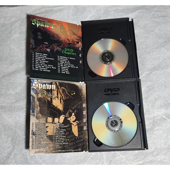 Spawn 2 Uncut and 3 Animated Dvd Lot HBO 1998-1999 Tested Pre-owned - Picture 3 of 4